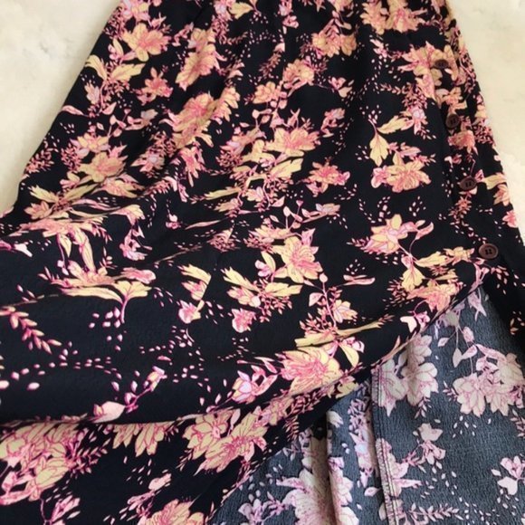 Free People Retro Love Midi Skirt. - Picture 6 of 7